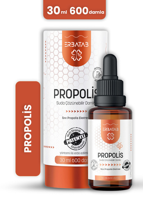 Propolis Suda Çözünebilir Damla 30 Ml 600 Damla