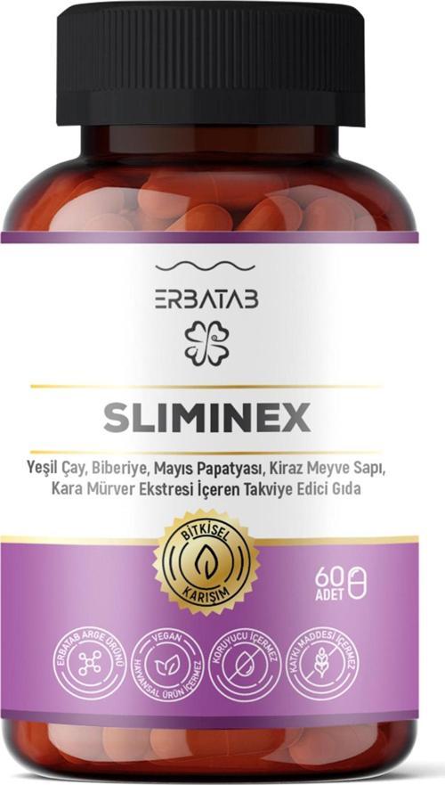 Sliminex (Yeşilçay - Biberiye - Mayıs Papatyası - Kiraz Sapı Ekstresi) 60 Kapsül