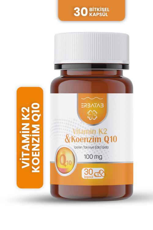 Vitamin K2 ve Koenzim Q10 30 Kapsül