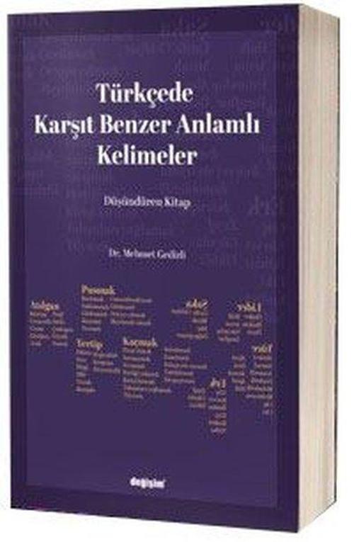 Türkçede Karşıt Benzer Anlamlı Kelimeler
