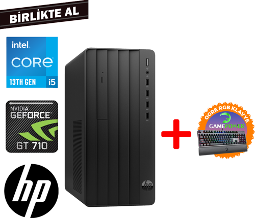 Pro 290 G9 i5-13500 16GB 512GB SSD 4 GB GT710 W11P Masaüstü PC + Gaming Klavye 624A6ET 085