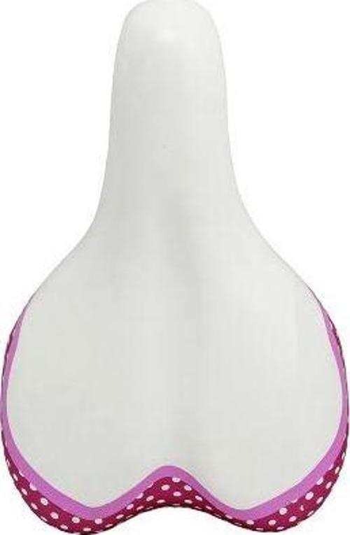Sele - BMX, 12-16, Poliüretan, Pembe-Beyaz, Benekli