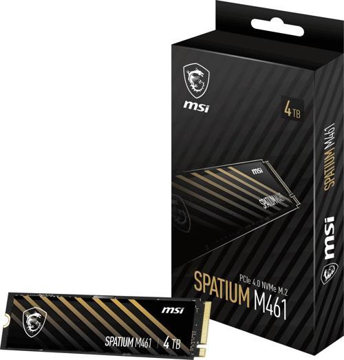 Spatium M461 4TB 5000/4200MB/s PCIe Gen 4.0 NVMe M.2 SSD Disk