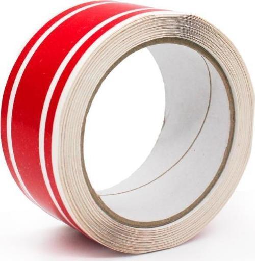 Fleto Bandı 50mmx10mt Kırmızı-Beyaz