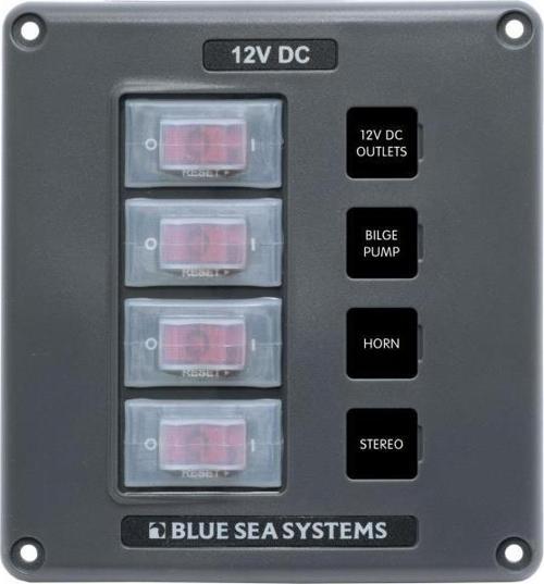 Blue Sea Swicth Panel 4lü