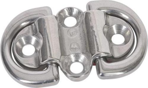 Krom Çiftli Kapak Kulbu 45x79mm