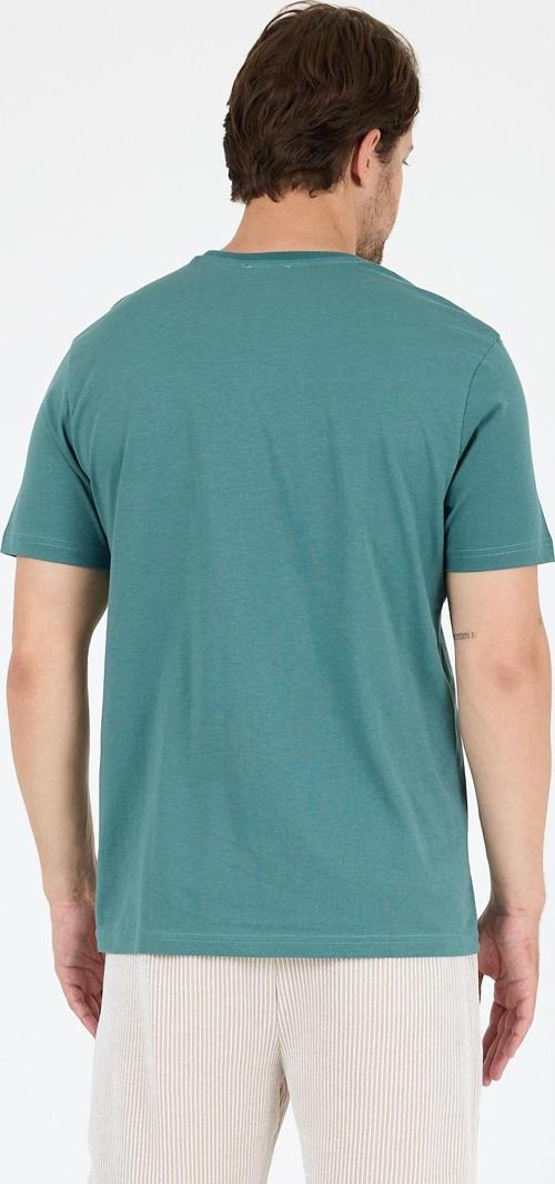 Regular Fit Pamuk Bisiklet Yaka Penye Erkek Tişört 0169_1