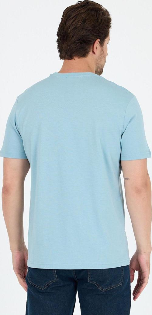 Regular Fit Pamuk Bisiklet Yaka Penye Erkek Tişört 0169_1