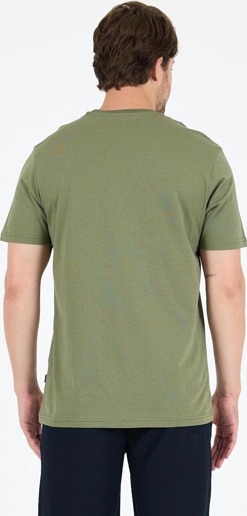 Regular Fit Pamuk Bisiklet Yaka Penye Erkek Tişört 0169_1