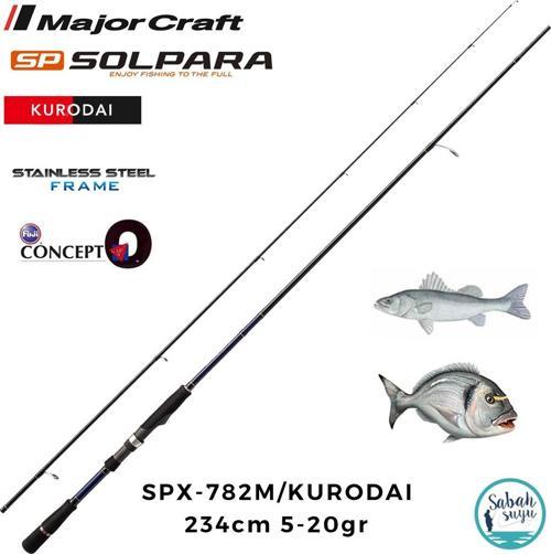 Solpara SPX-782M/Kurodai 234cm 5-20gr (2P) Spin Kamış