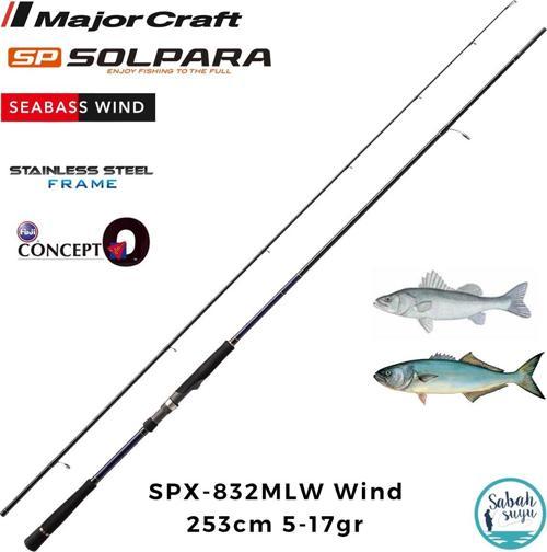 Solpara SPX-832MLW Wind 253cm 5-17gr (2P) Light Spin Kamış