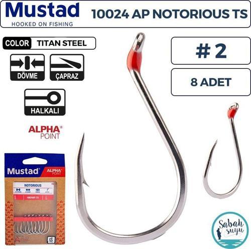 10024 AP Notorious Delikli Olta İğnesi TS #2 (8 Adet)