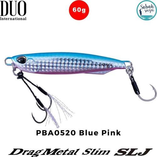 Drag Metal Slim SLJ Jig 60gr 84mm PBA0520 Blue Pink