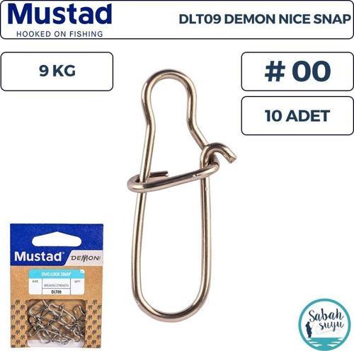 Demon DLT09 Nice Snap Klips #00 9kg (10 Adet)