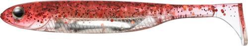 Flash J Shad Plus SW 10cm (4'') #124 Red Silver Silikon Balık (5 Adet)