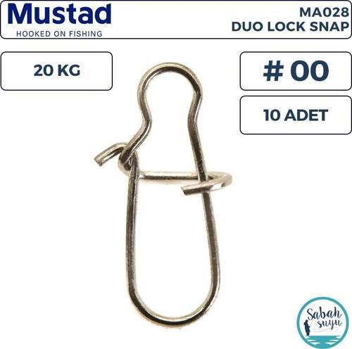 MA028 Duo Lock Snap Klips #00 20kg (10 Adet)