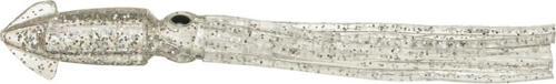 Flash J Squid 9cm SW #01 Clear Holo Silikon Kalamar (5 Adet)