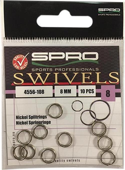 Split Ring No:8 8mm (10 Adet)