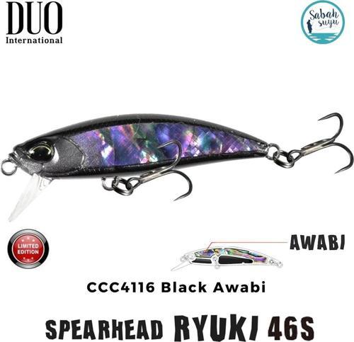 Spearhead Ryuki 46S CCC4116 Black Awabi