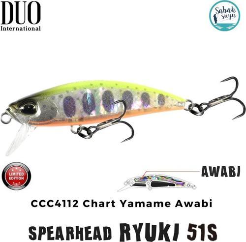 Spearhead Ryuki 51S CCC4112 Chart Yamame Awabi
