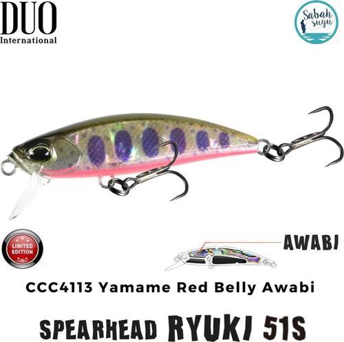 Spearhead Ryuki 51S CCC4113 Yamame Red Belly Awabi