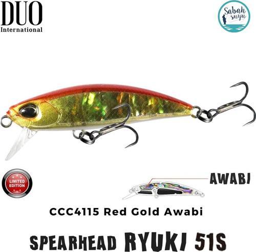 Spearhead Ryuki 51S CCC4115 Red Gold Awabi