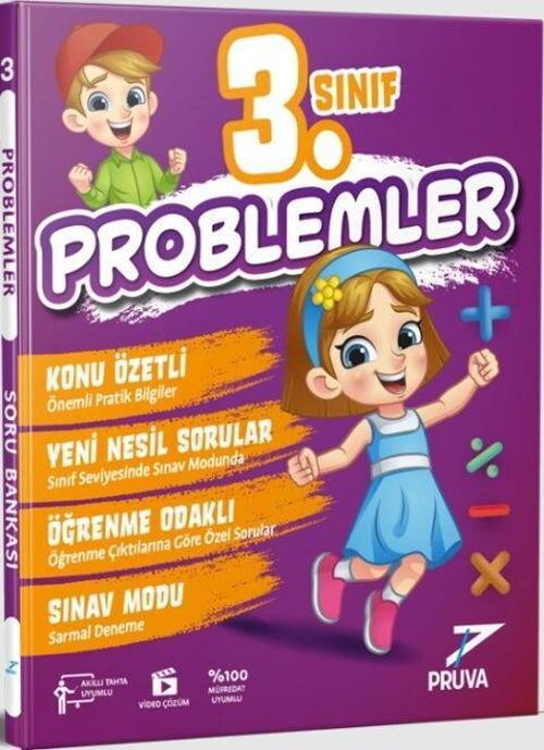 3. Sınıf Problemler Soru Bankası Pruva Akademi
