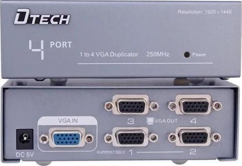 250Mhz 1TO4 VGA Splitter Dağıtıcı Monitör Çoklayıcı