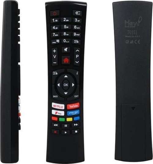 Küçük Kalıp Vestel 4391P Black Fplay Netflix - Youtube - Play Tuşlu Lcd Led TV Kumanda
