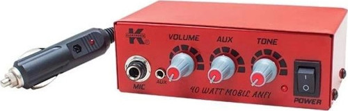 12 Volt 40 Watt Mini Metal Kasa Pazarcı Anfisi