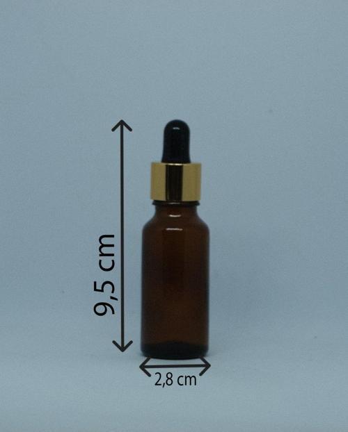 Damlalıklı 20 Ml 5 Adet Amber Şişe