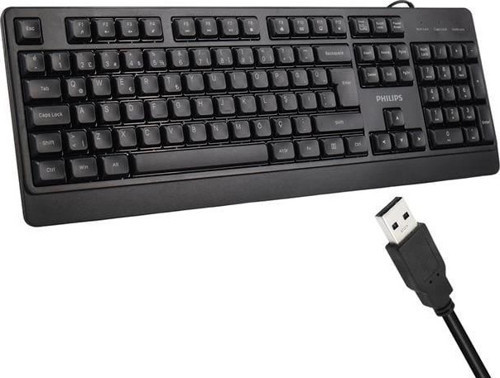 SPK6247B USB 1.2 Metre Kablolu Klasik Siyah Numpadli Türkçe Q Klavye