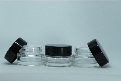 Krem Kavanozu 5 Ml (3 Adet) Boş Şeffaf Cam Kutu