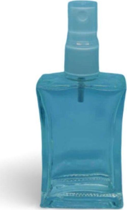 Boş Parfüm Şişesi 50 Ml 3 Adet (Tekrar Doldurulabilir) Şeffaf Kapaklı Içbükey Boş Şişe