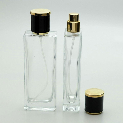 Parfüm Şişesi 50 Ml 10 Adet Şeffaf Tower (Aparat İle Kapatılan-Kolay Kapama) Model