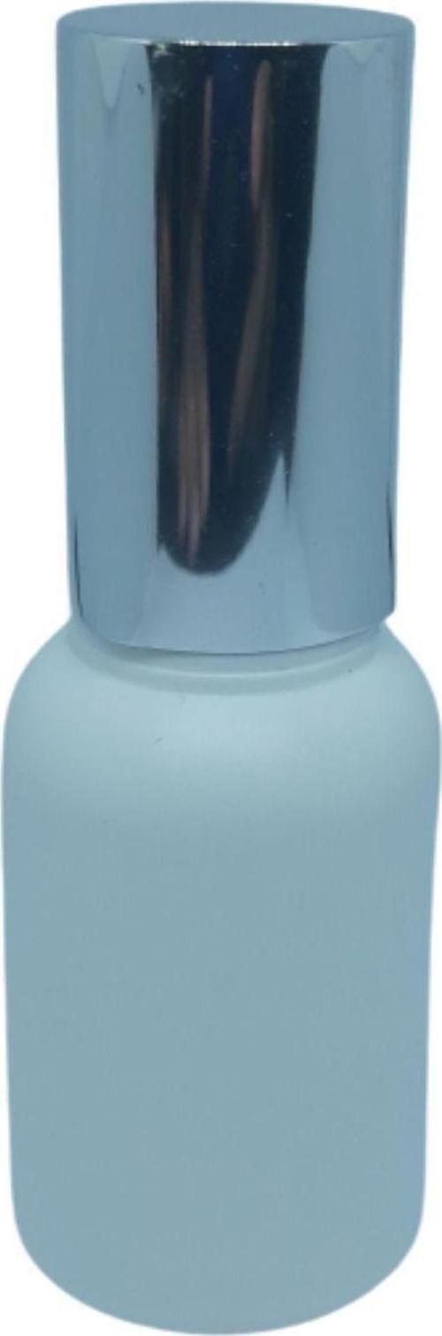Boş Parfüm Ve Kolonya Şişesi Beyaz 30 Ml 5 Adet (Tekrar Doldurulabilir) Gri Kapak Boş Plastik