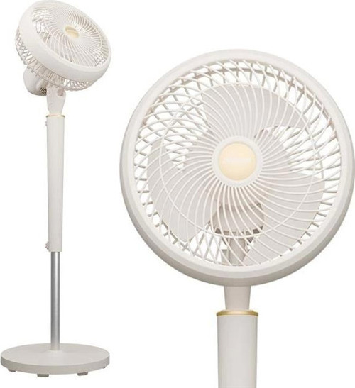Fan12 Dynabreeze 9'' 70 Watt 3 Hız Kademeli 2000RPM Çift Motorlu Vantilatör Krem Gold