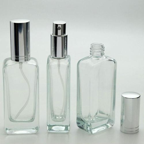 Parfüm Şişesi 50 Ml (5 Adet) (Tekrar Doldurulabilir) Gri Kapak Metal Valf Iphone Boş Şişe