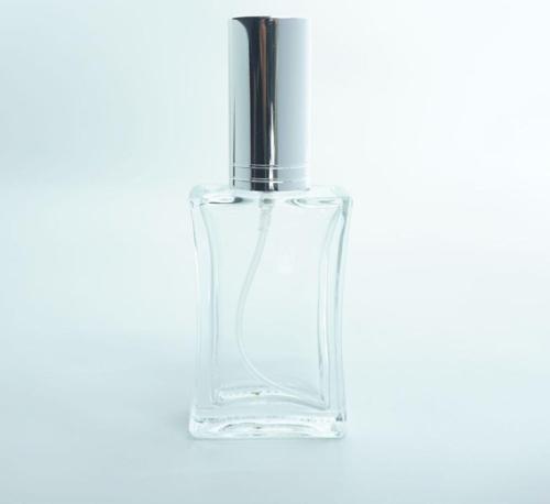 Parfüm Şişesi 30 Ml (2 Adet) (Tekrar Doldurulabilir) Gri Kapak Plastik Valf Boş Şişe