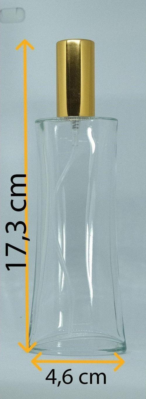 Boş Parfüm Şişesi 100 Ml (3 Adet) Sarı Kapak Plastik Valf Eyfel (Tekrar Doldurulabilir) Boş Şişe