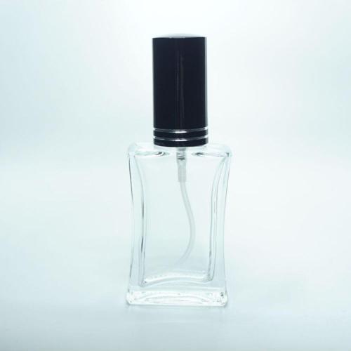 Parfüm Şişesi 30 Ml (2 Adet) (Tekrar Doldurulabilir) Siyah Kapak Plastik Valf Boş Şişe