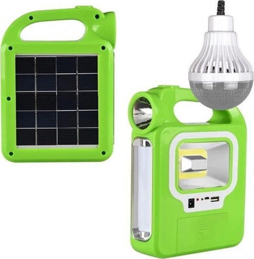 HB-6399B Solar Tamirci Balıkçı Çalışma Lambası Uzatma Ampul Dahil (PowerBank Özellikli)