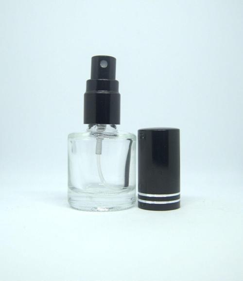 Boş Parfüm Şişesi Boş 8 Ml (3 Adet) (Tekrar Doldurulabilir)  Siyah Metal Kapak Ve Valf