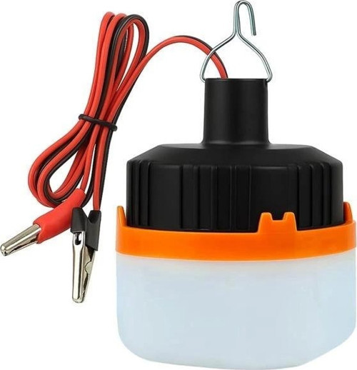 HT-A11 12 Volt Siyah Led Lamba Krokodil Maşalı Uçlu 21 SMD Ledli