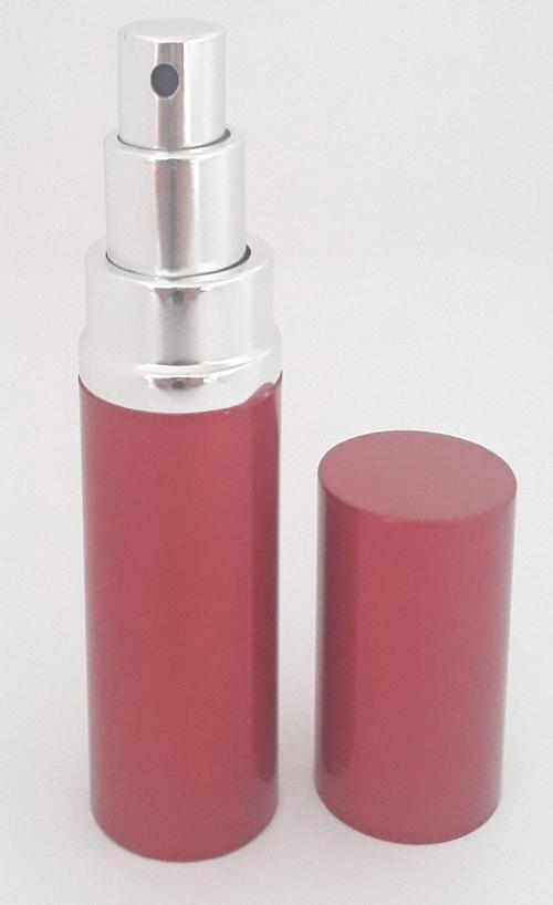 Boş Parfüm Şişesi 20 Ml (10 Adet) (Tekrar Doldurulabilir) Alüminyum Kırmızı Boş Şişe