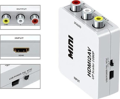 G-573O HDMI To RCA Mini Model 1920x1080 Çevirici Konvertör