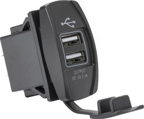 IC-266-C-3 Marin Tip 2'li Gömme USB 5V 3.1A 12-24Volt
