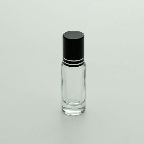 Roll-On Parfüm Şişesi 5 Ml (20 Adet) Siyah Kapaklı Boş Şişe