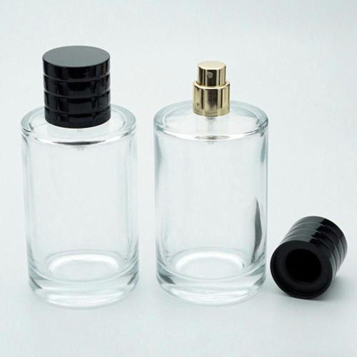 Parfüm Şişesi 100 Ml 3 Adet (Aparat İle Kapatılan) Uzun Silindir Model Kolay Kapama