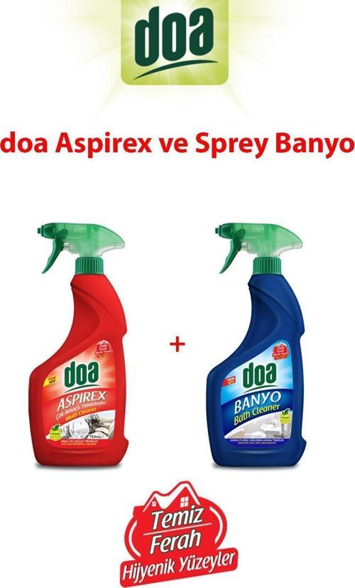 Lissehome Doa Sprey Banyo Ve Aspirex Çok Amaçlı Temizleyici